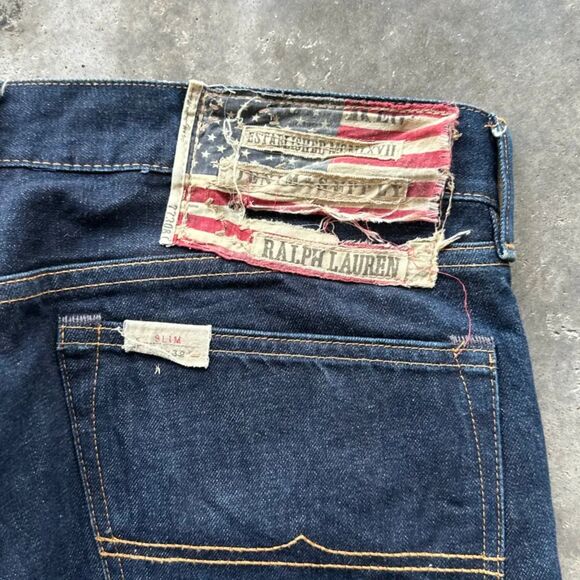 Denim & Supply Ralph Lauren Slim Fit Selvedge Denim Jeans 36x27 - Picture 6 of 8